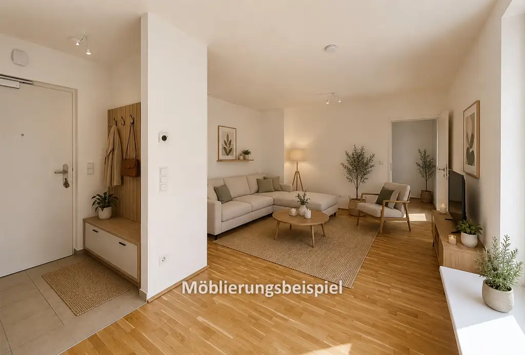 kompakte 2 Zimmerwohnung mit Terrasse