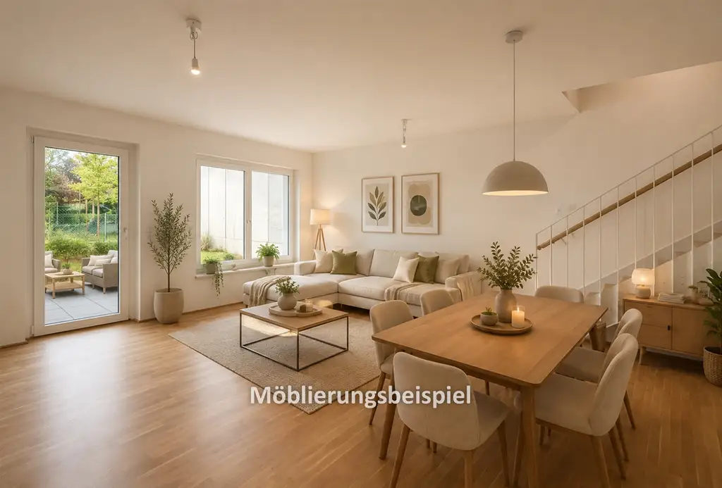 familienfreundliche 3 Zimmerwohnung mit Eigengarten im 23.Bezrik