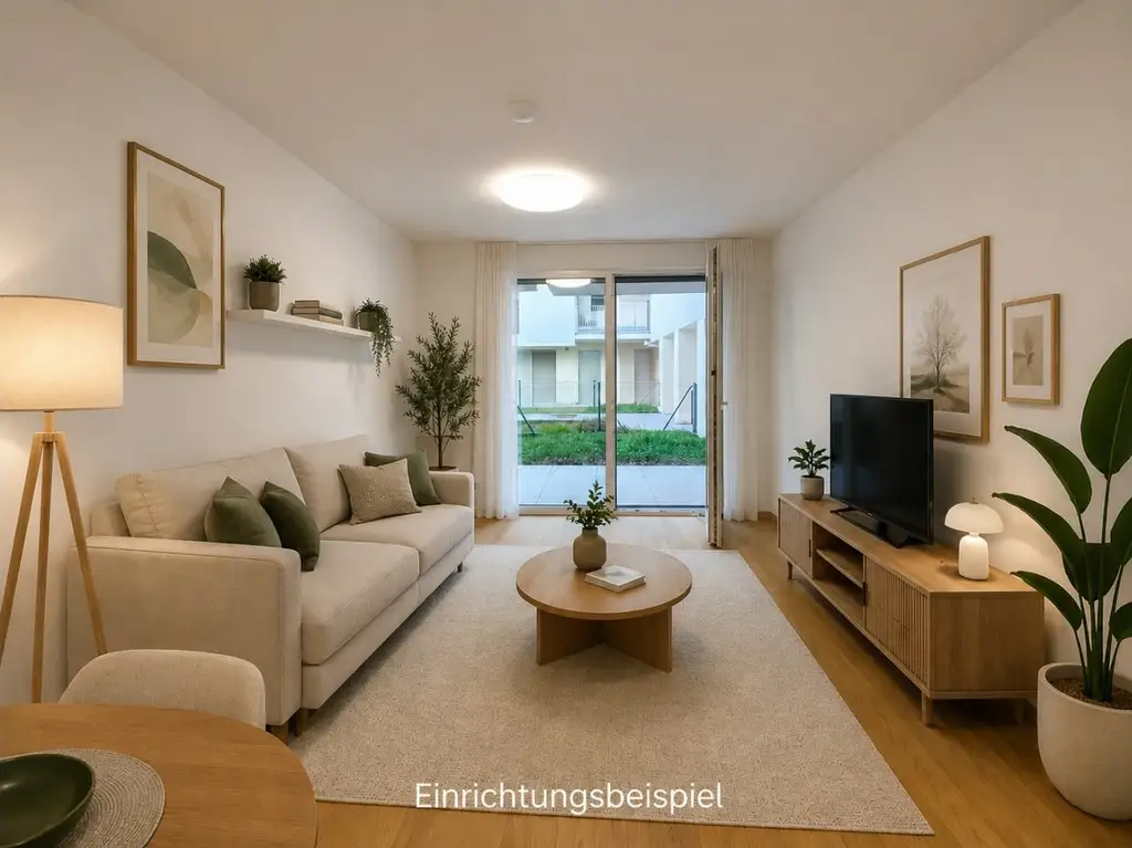 4-Zimmer-Gartenwohnung mit Einbauküche und sonnigem Eigengarten