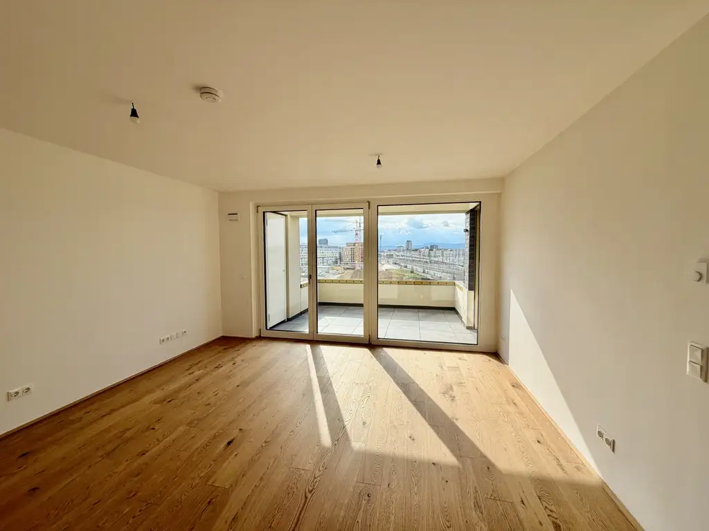 Mi-Living! 2 Zimmer Neubauwohnung mit Loggia nähe Hauptbahnhof zu verkaufen